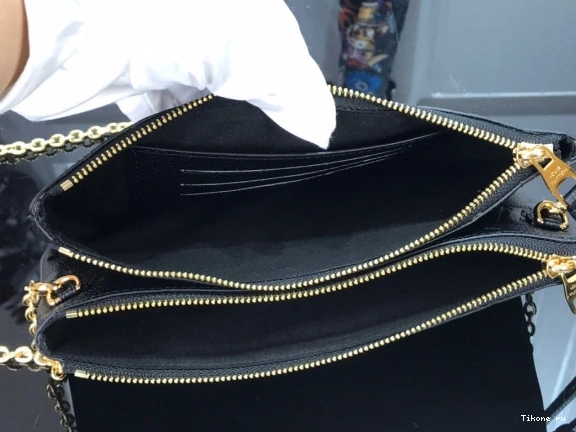 Affordable VUITTON POCHETTE ZIP LOUIS DOUBLE 0812